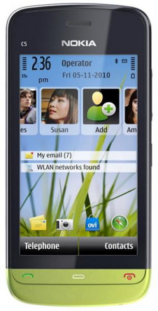 Nokia C5-03 Lime Green фото 1
